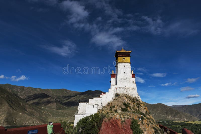 A scenic view of shannan yongbulakang