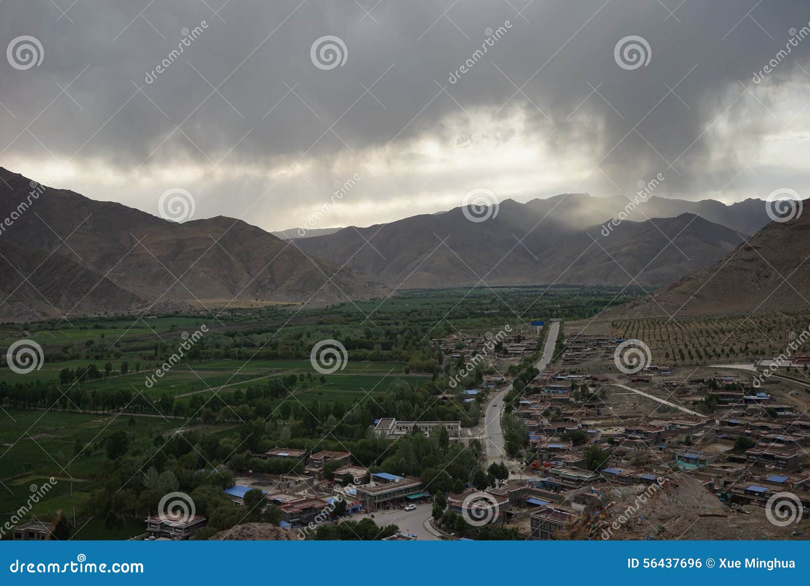 A scenic view of shannan yongbulakang