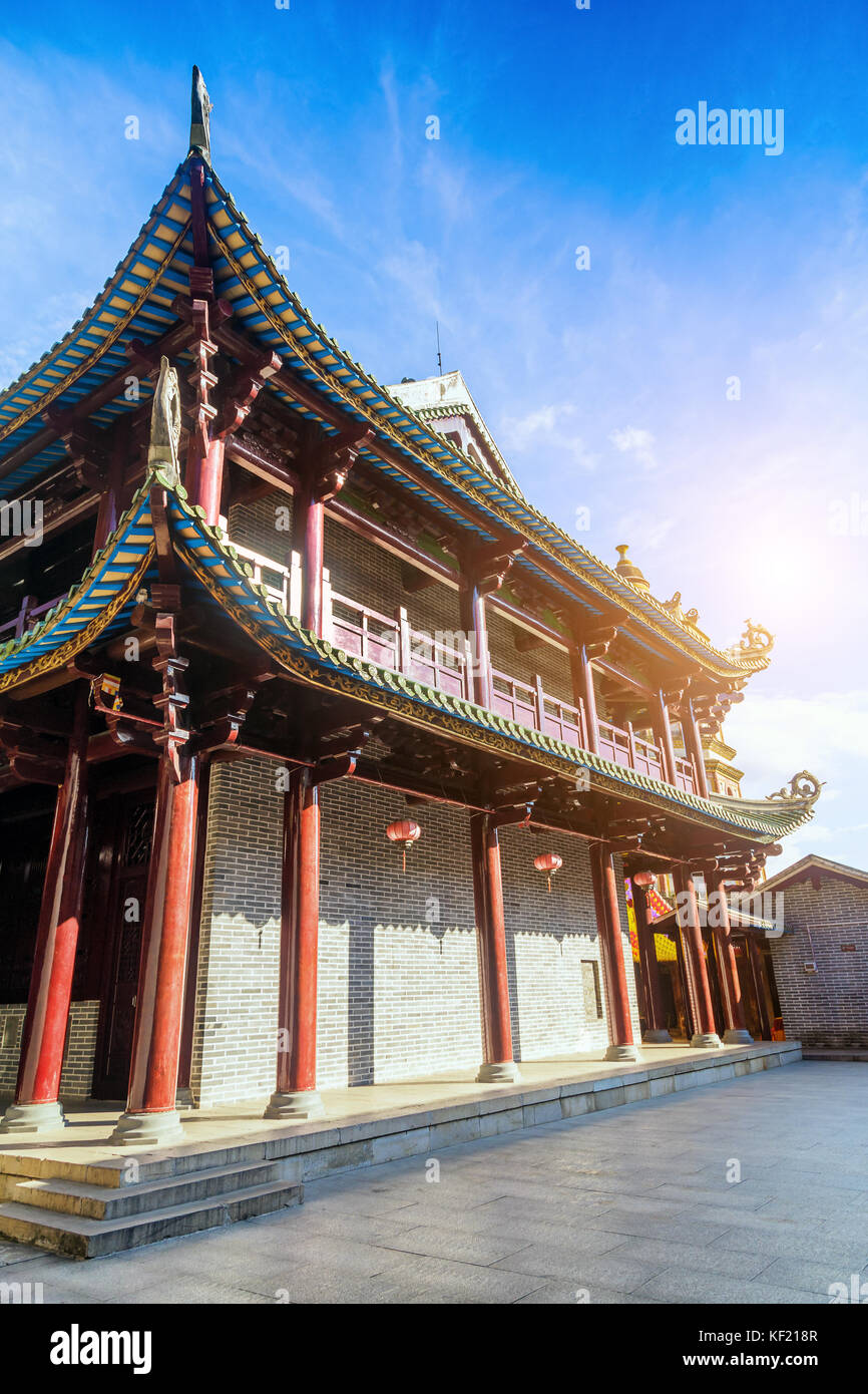 A scenic view of shaoguan nanhua temple