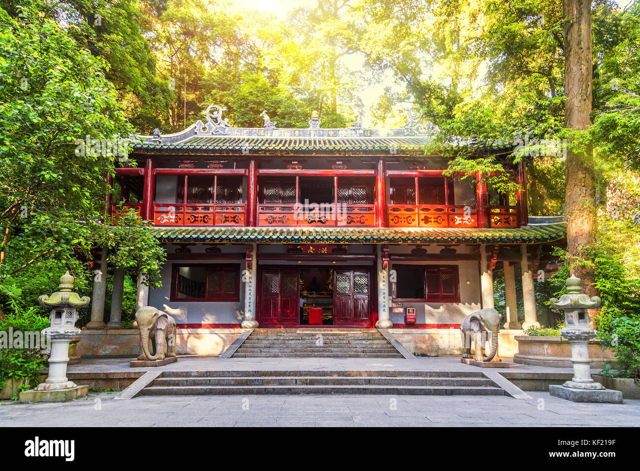 A scenic view of shaoguan nanhua temple