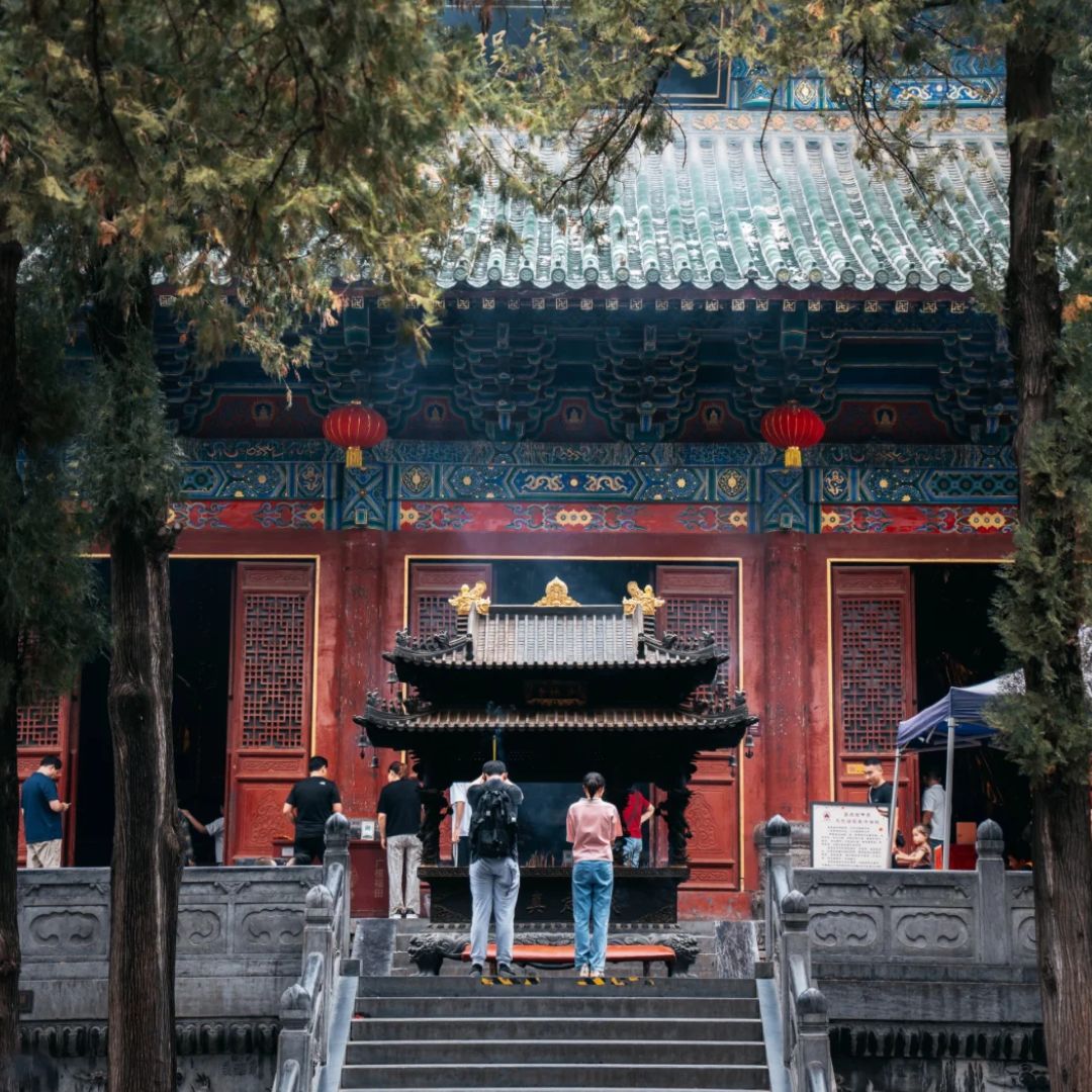 A scenic view of Shaolin Temple