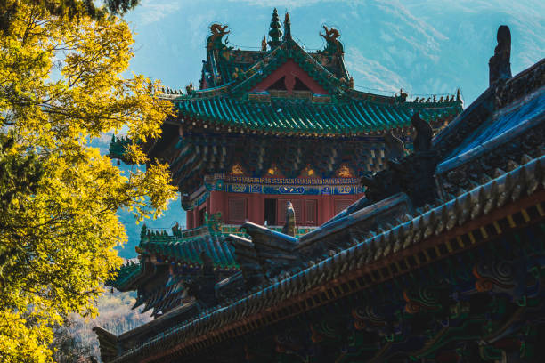 A scenic view of Shaolin Temple