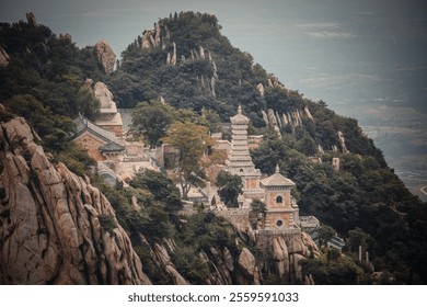 A scenic view of shaolin temple
