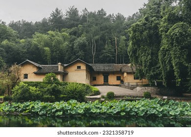 A scenic view of shaoshan mao zedong's former residence