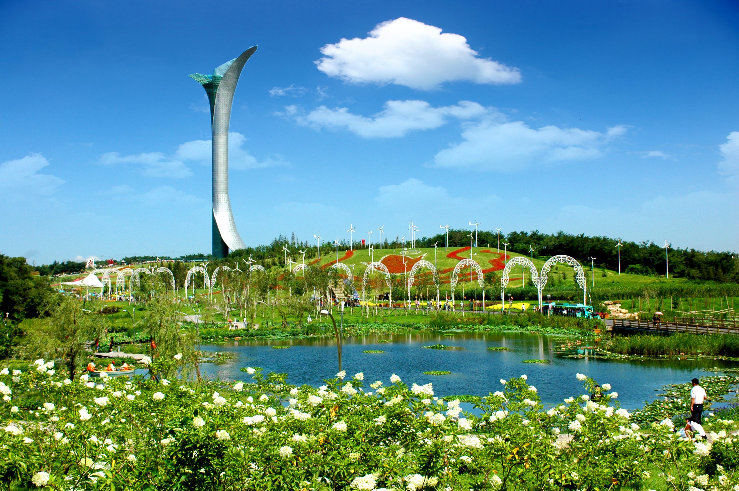A scenic view of shenyang_botanical_garden