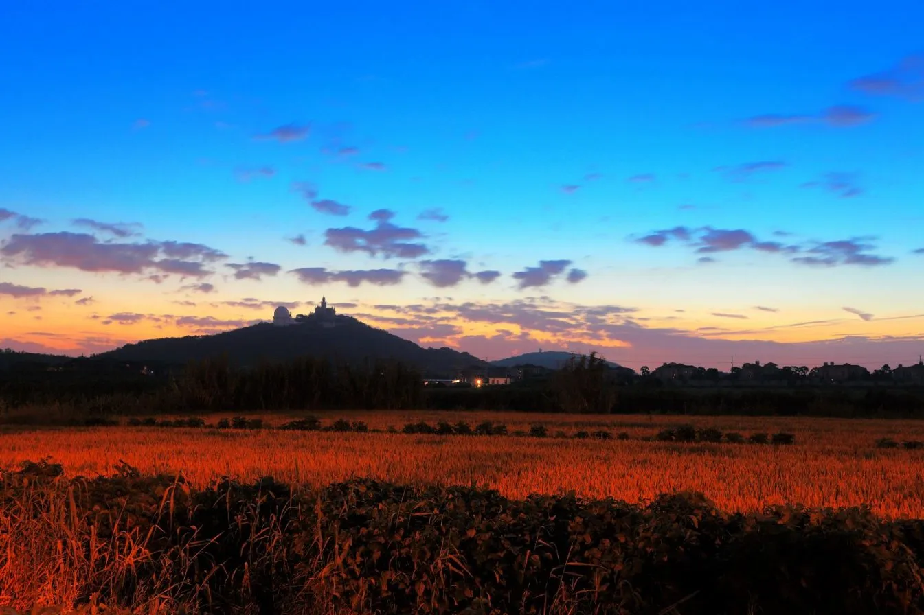 A scenic view of sheshan_observatory