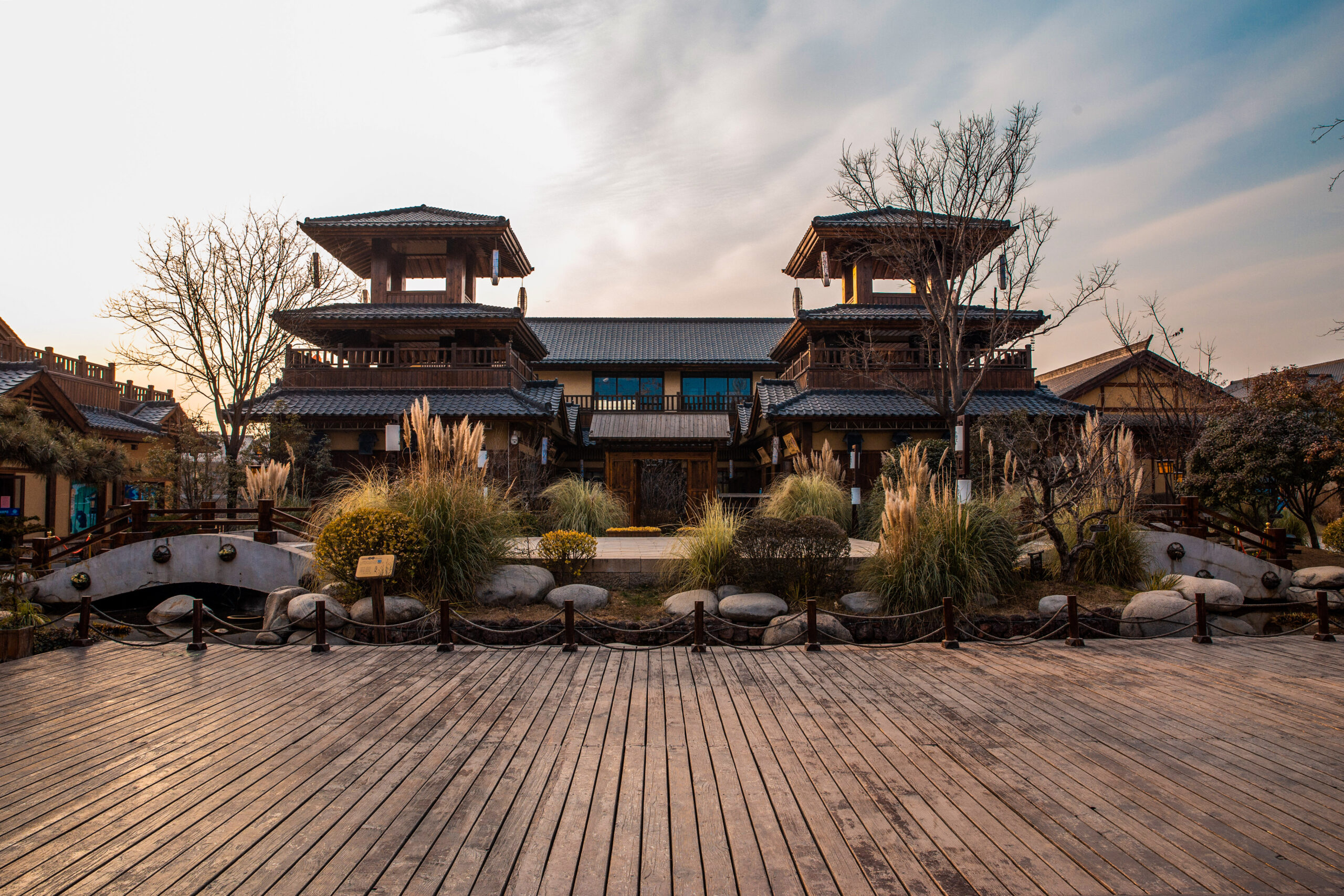 A scenic view of shijingli_town_scenic_area