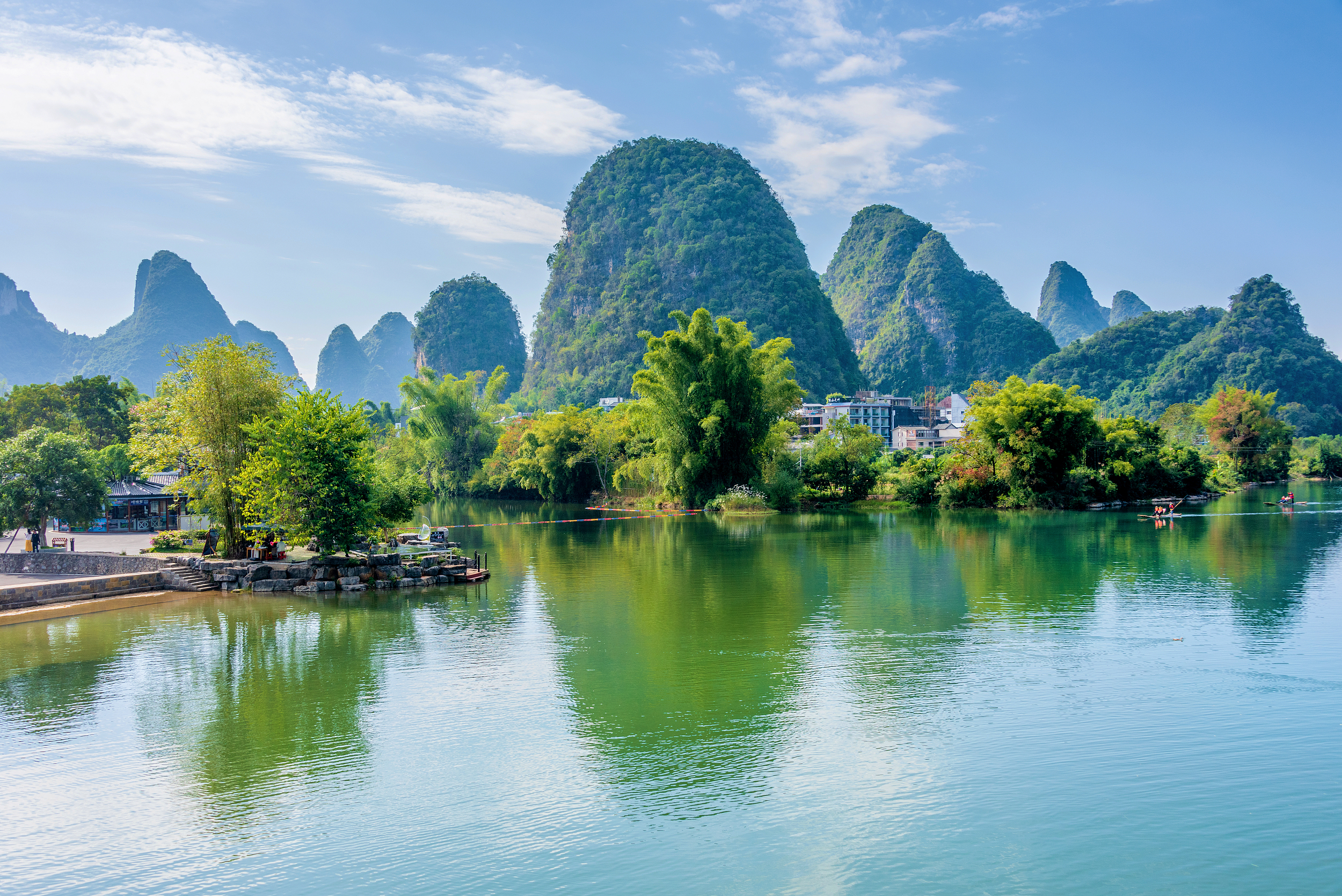 A scenic view of shijingli_town_scenic_area