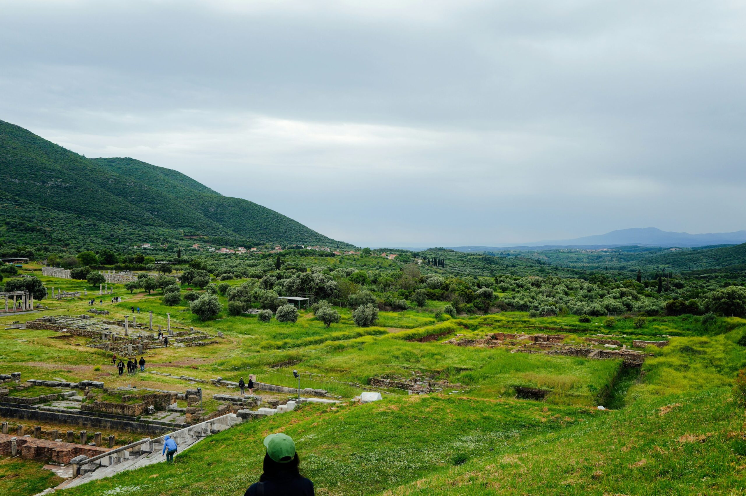A scenic view of Shiyu Ruins