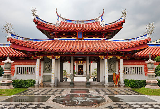 A scenic view of Shuanglin Temple