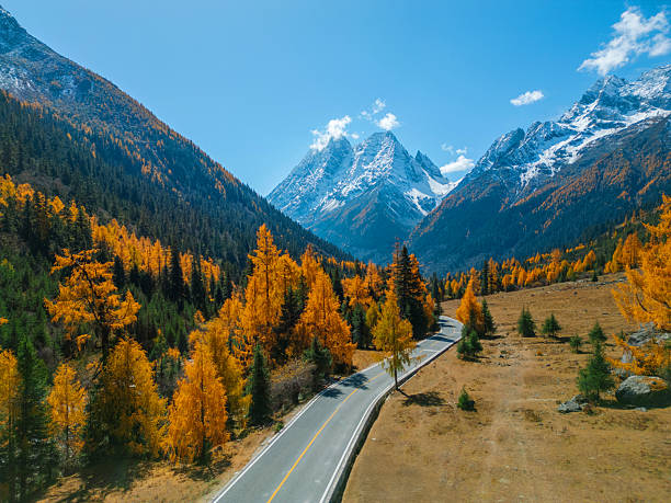 A scenic view of siguniang mountain