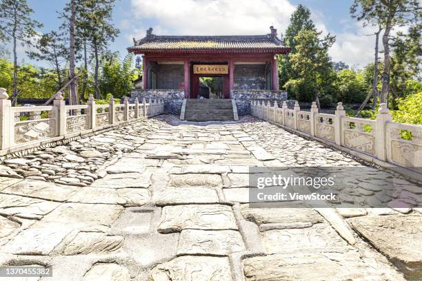 A scenic view of sima_qian_shrine_and_temple_scenic_area