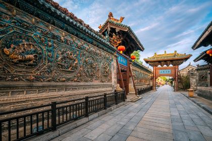 A scenic view of sima_qian_shrine_and_temple_scenic_area