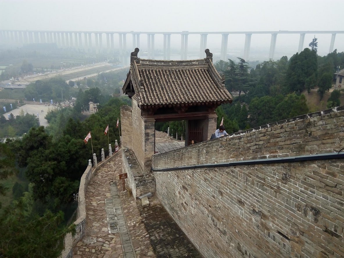 A scenic view of sima_qian_shrine_and_temple_scenic_area