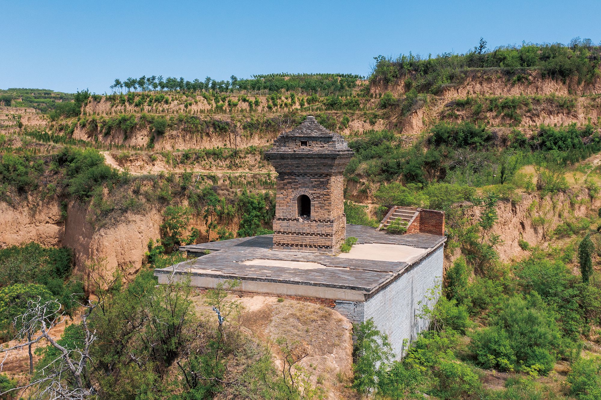 A scenic view of Song Dynasty Tombs