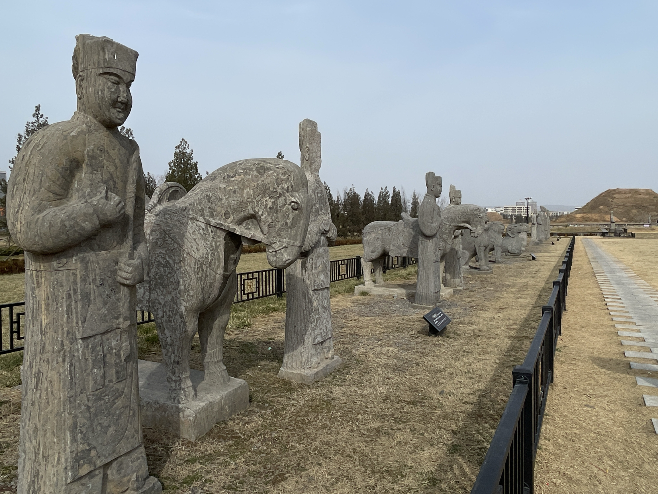 A scenic view of Song Dynasty Tombs
