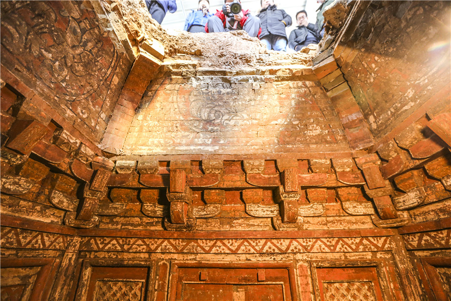 A scenic view of Song Dynasty Tombs
