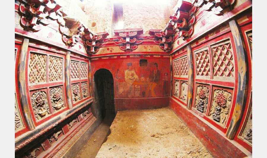 A scenic view of Song Dynasty Tombs