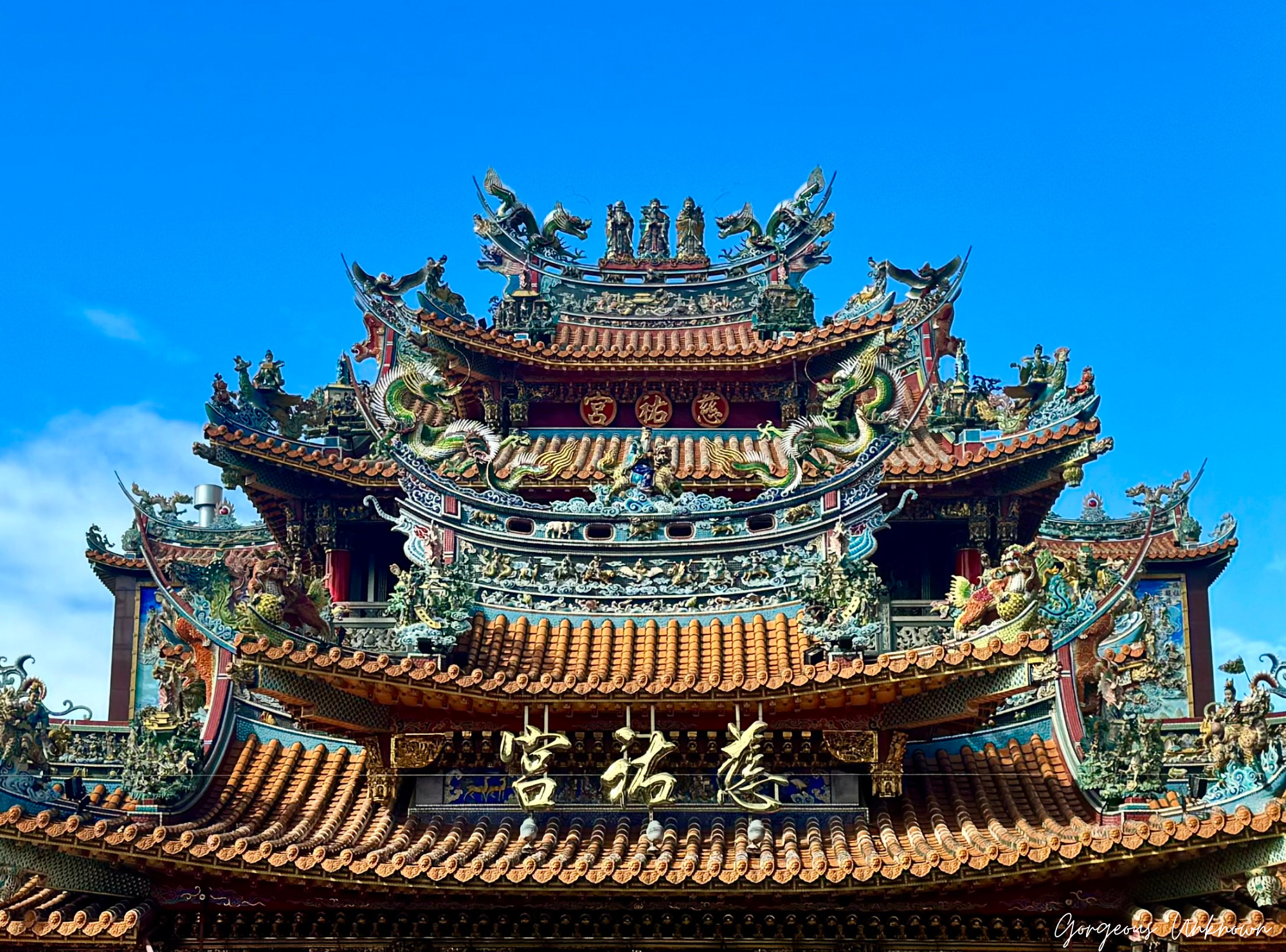 A scenic view of Songshan Temple Pagodas