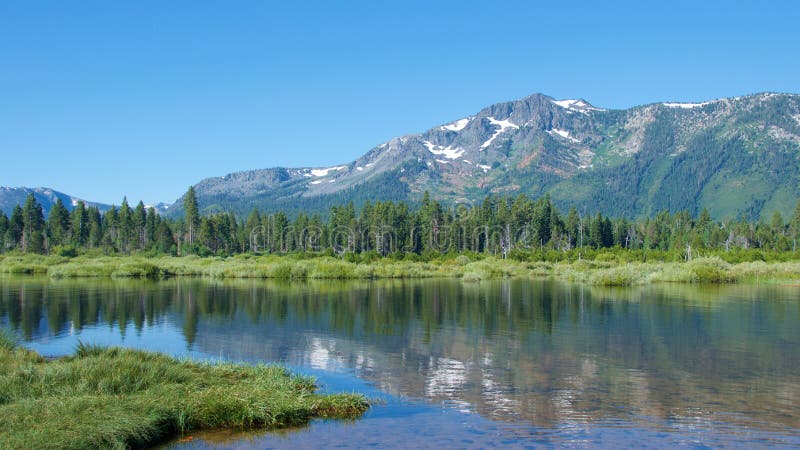A scenic view of south lake