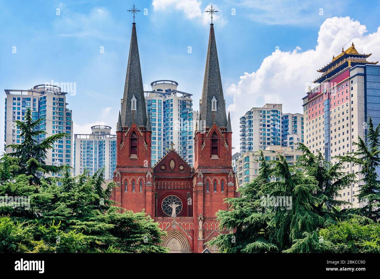 A scenic view of st_ignatius_cathedral_xujiahui