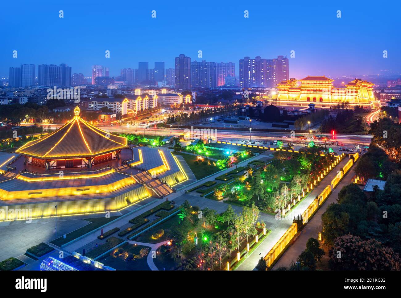 A scenic view of sui_dynasty_and_tang_dynasty_changan_city_ruins