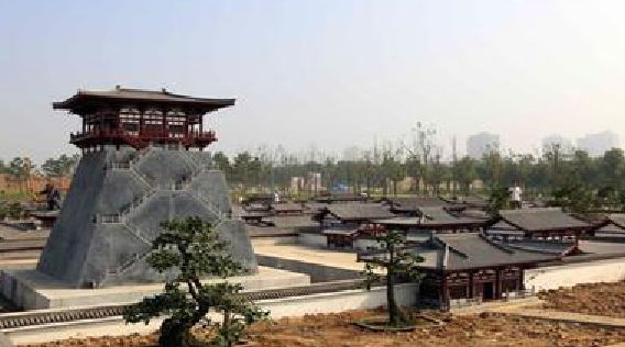 A scenic view of sui_dynasty_and_tang_dynasty_changan_city_ruins