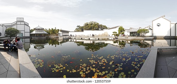 A scenic view of suzhou museum
