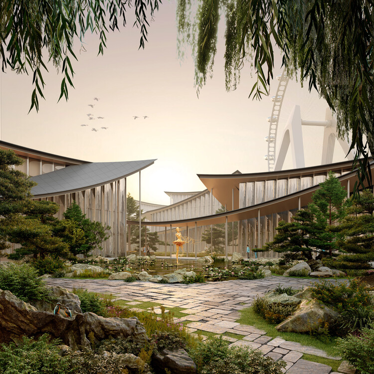A scenic view of suzhou museum