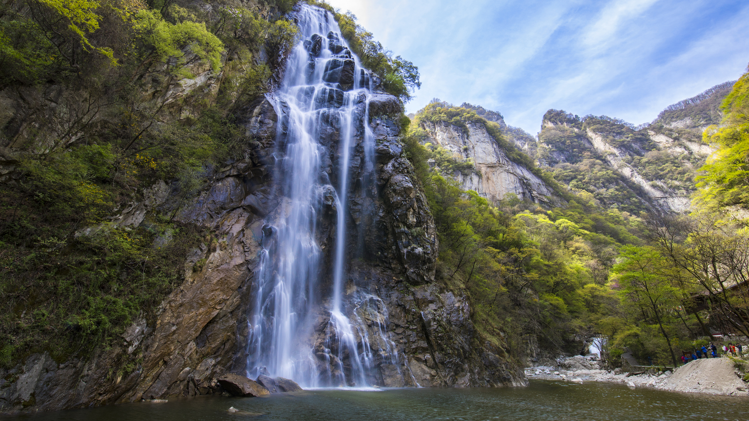A scenic view of taibai_mountain_tourism_scenic_area