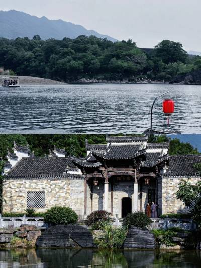A scenic view of taiji cave