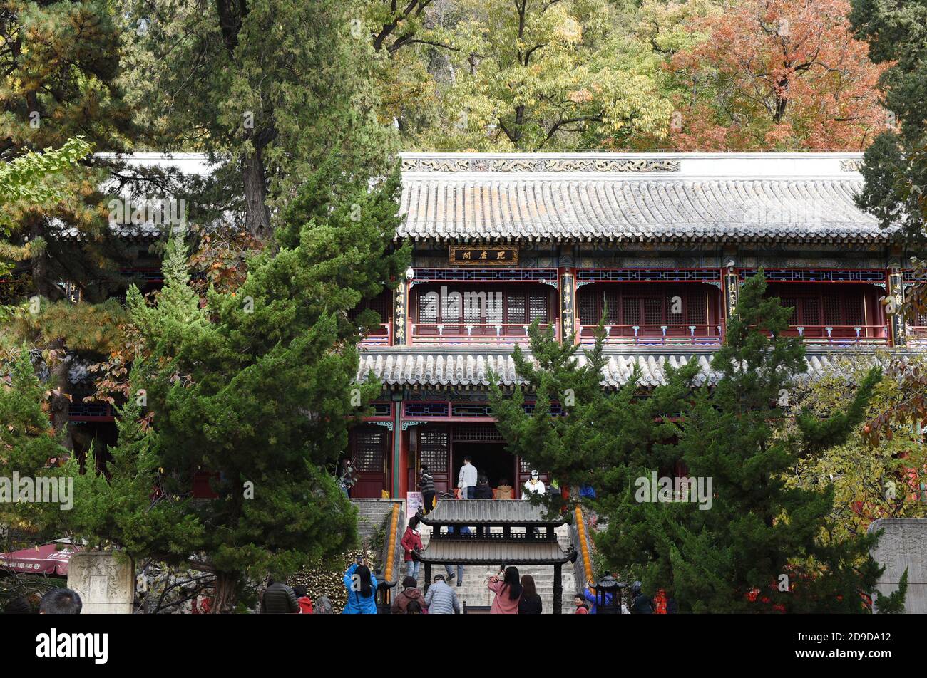 A scenic view of tanzhe_temple