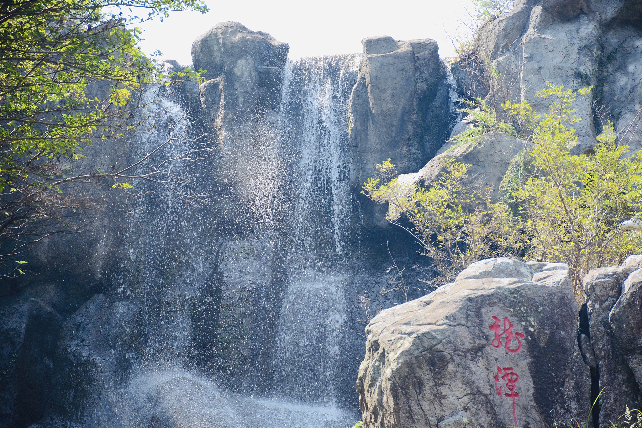 A scenic view of taohua island