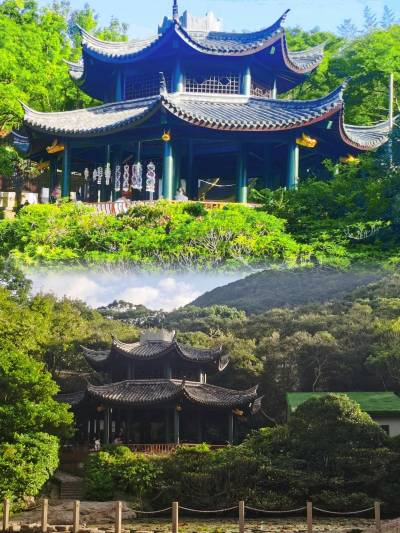 A scenic view of taohua island