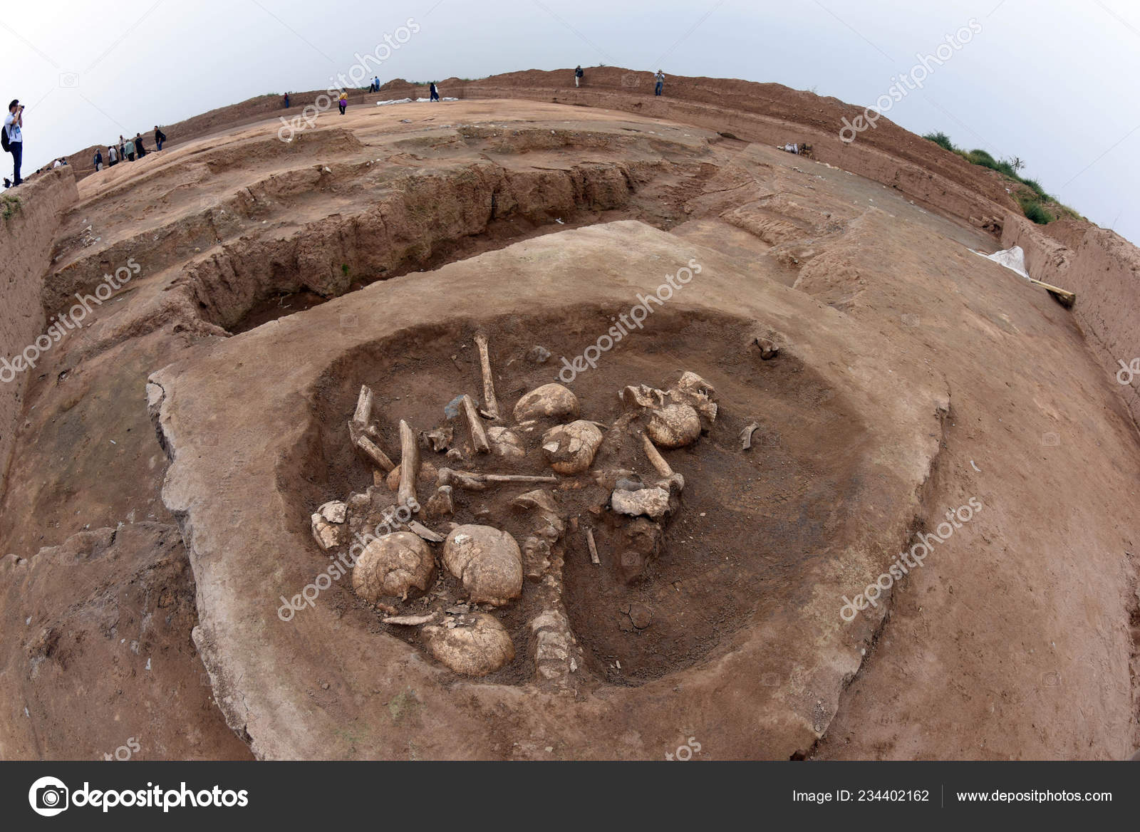 A scenic view of Taosi Ruins