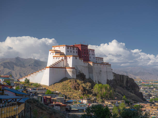 A scenic view of tashilhunpo monastery