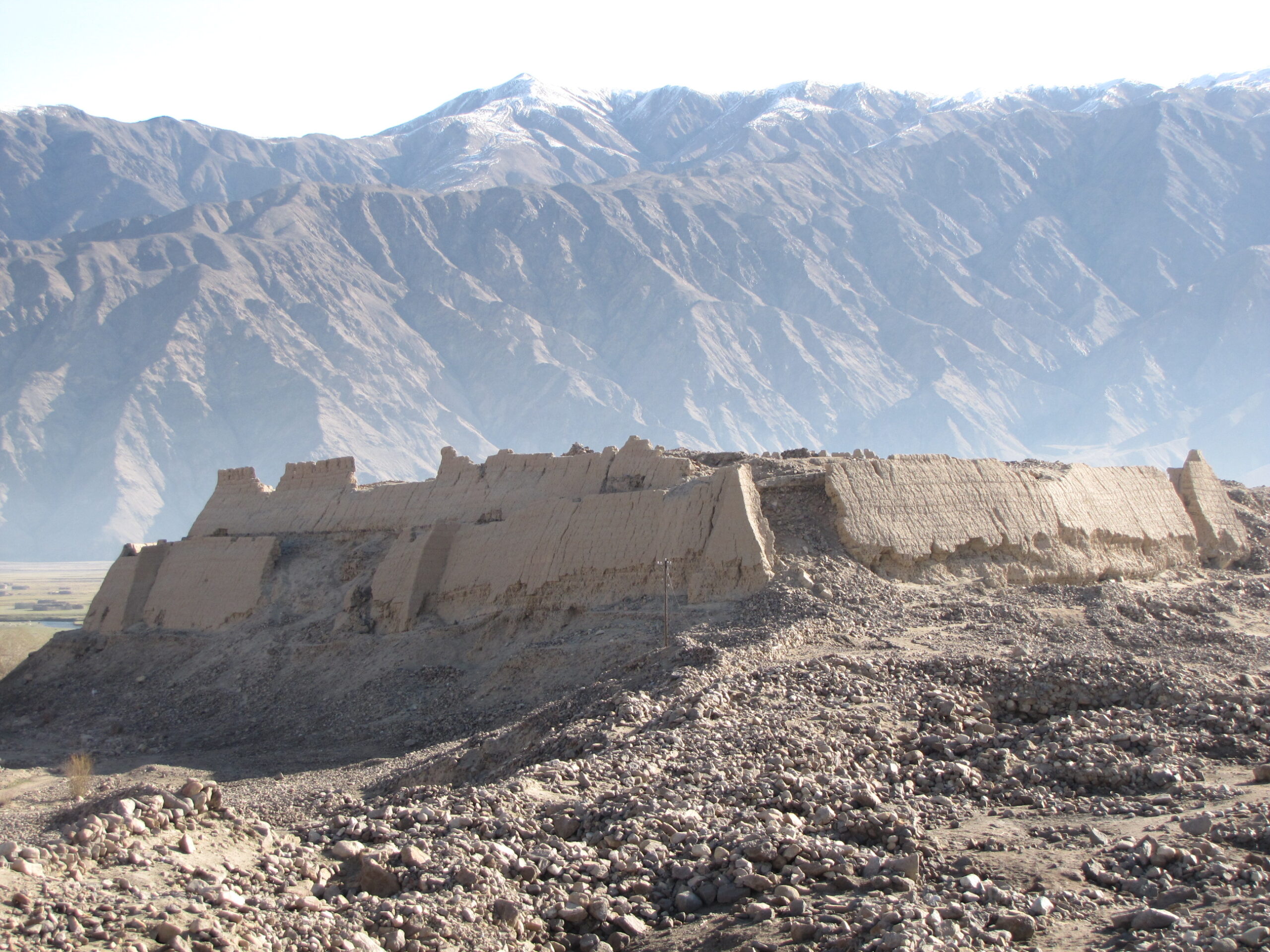 A scenic view of tashkurgan stone city