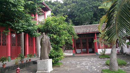 A scenic view of temple_of_five_lords