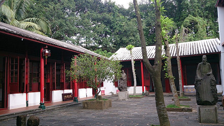 A scenic view of temple_of_five_lords