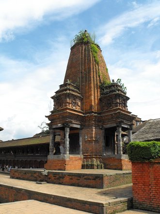 A scenic view of temple_of_five_lords