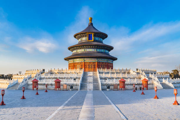 A scenic view of temple of heaven