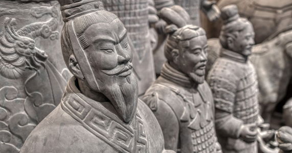 A scenic view of terra cotta army