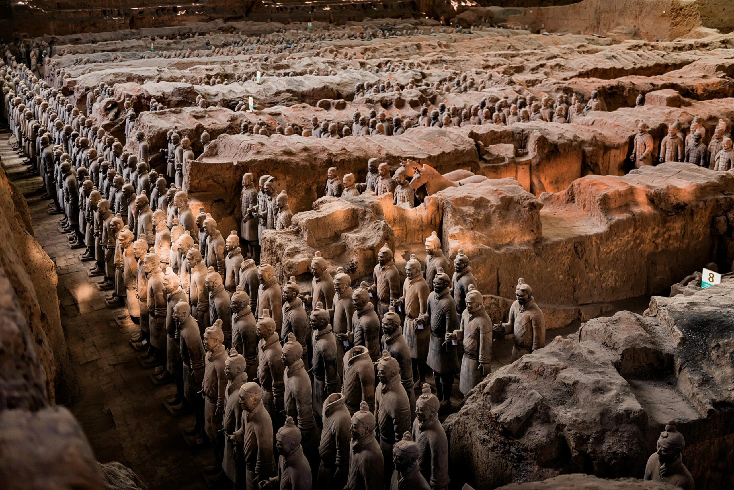 A scenic view of terra cotta army
