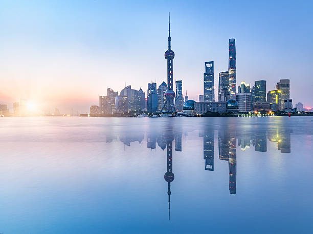 A scenic view of the bund shanghai