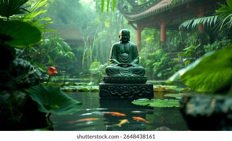A scenic view of the_jade_buddha_temple