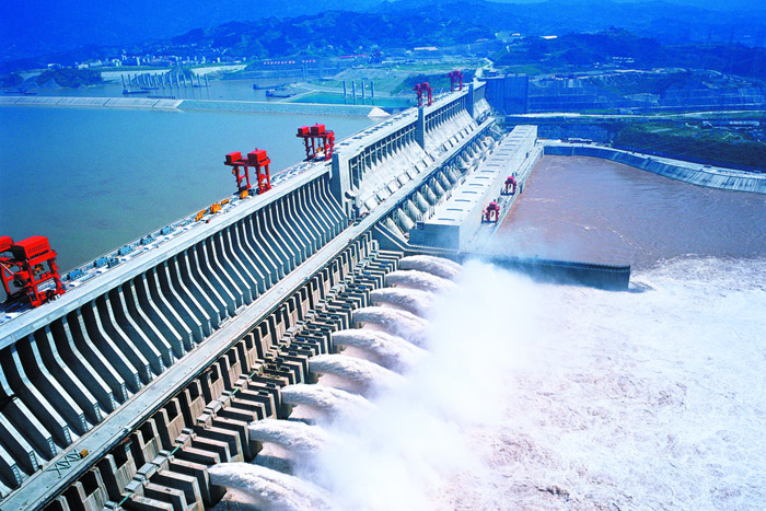 A scenic view of Three Gorges Dam