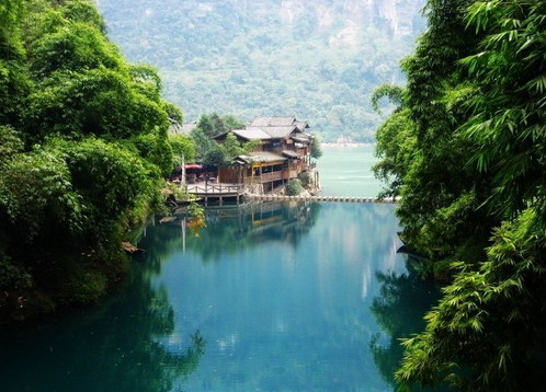 A scenic view of three gorges dam scenic area