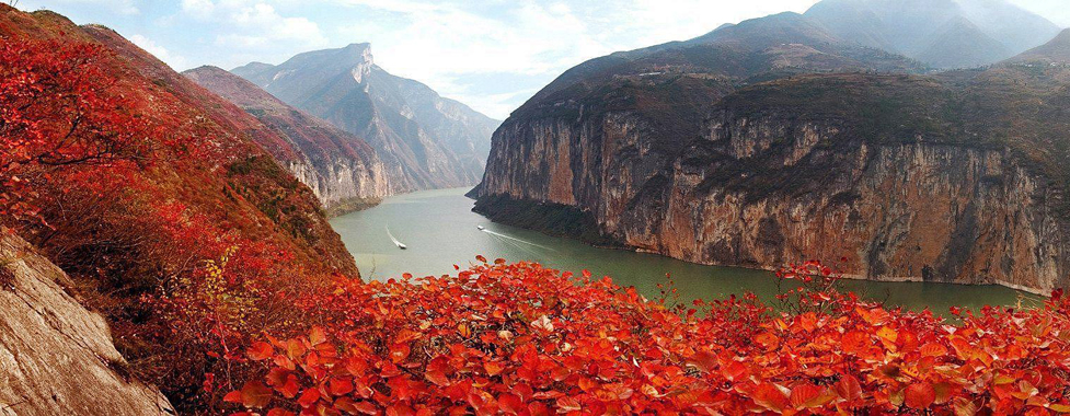 A scenic view of three gorges dam scenic area