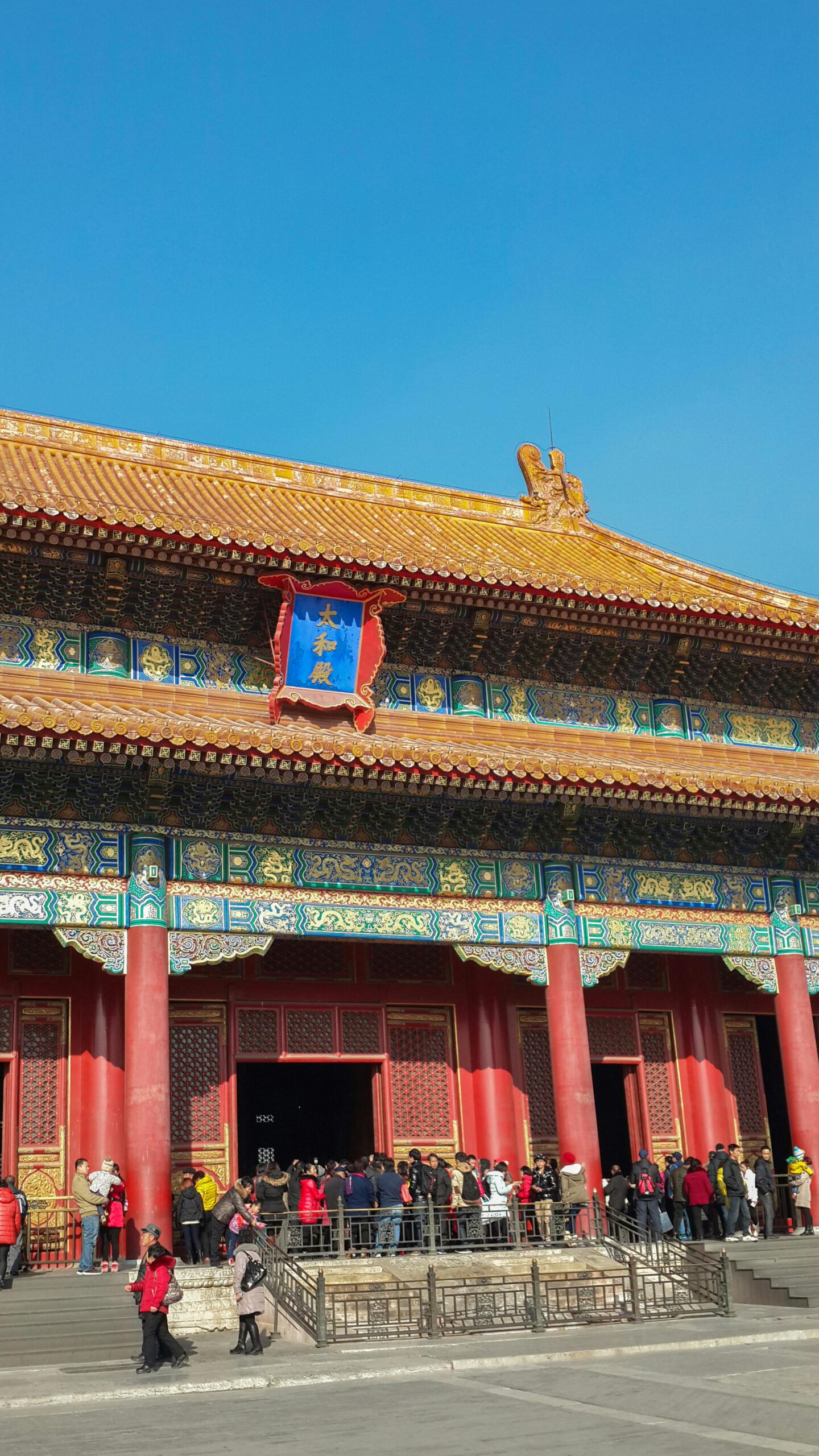 A scenic view of tiananmen_square_architectural_complex