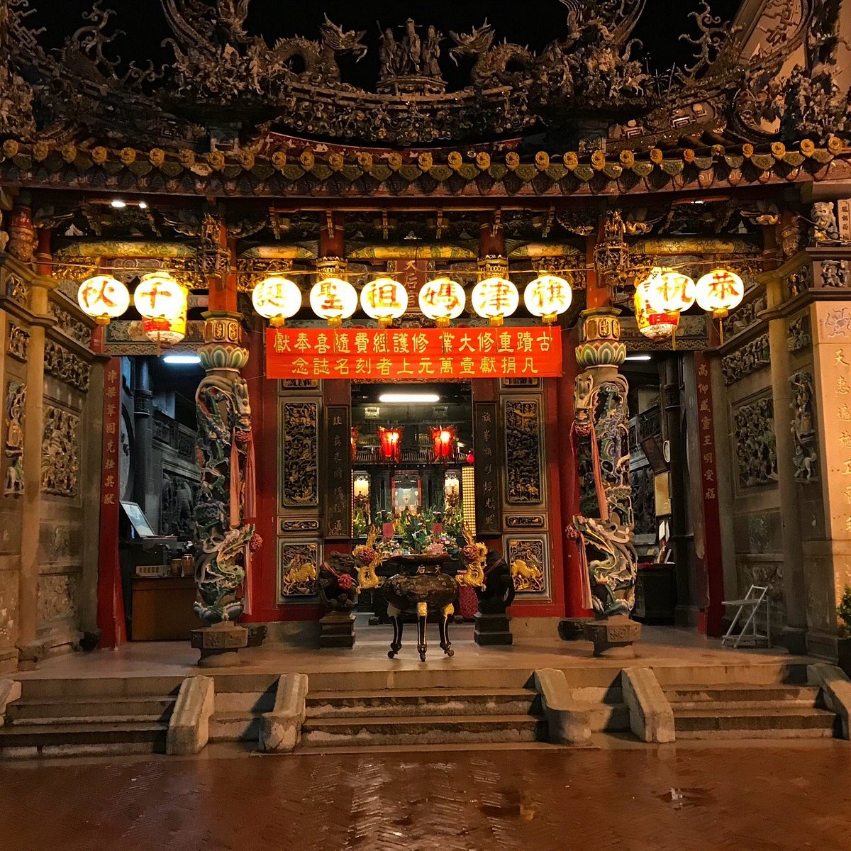 A scenic view of tianhou temple